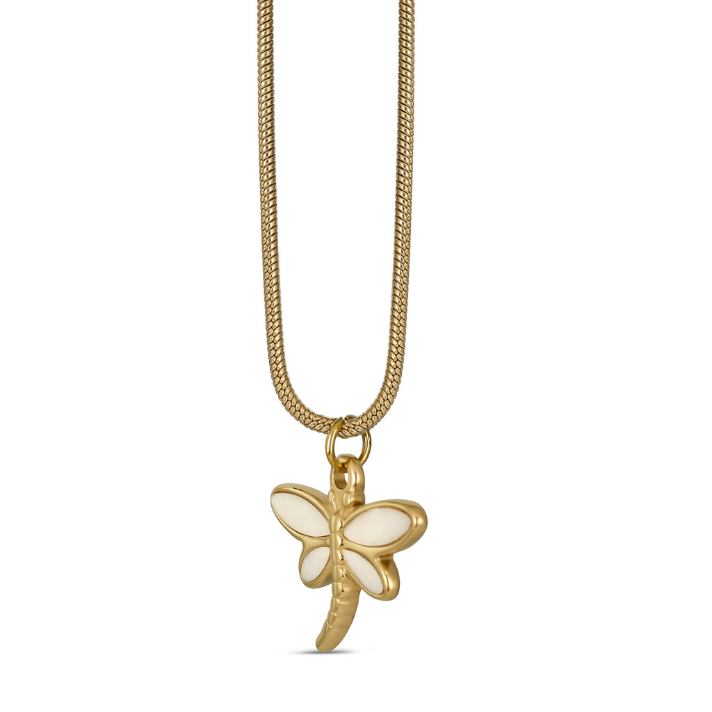 18K Gold Plated Dragonfly Necklace