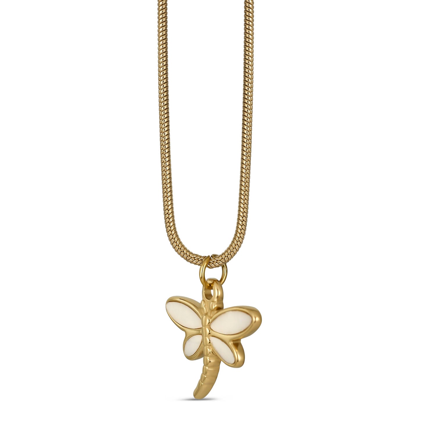 18K Gold Plated Dragonfly Necklace