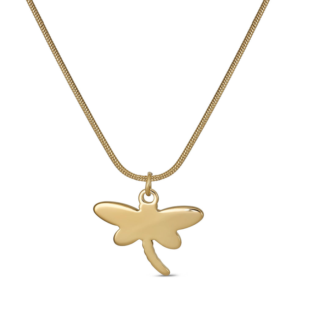 18K Gold Plated Dragonfly Necklace
