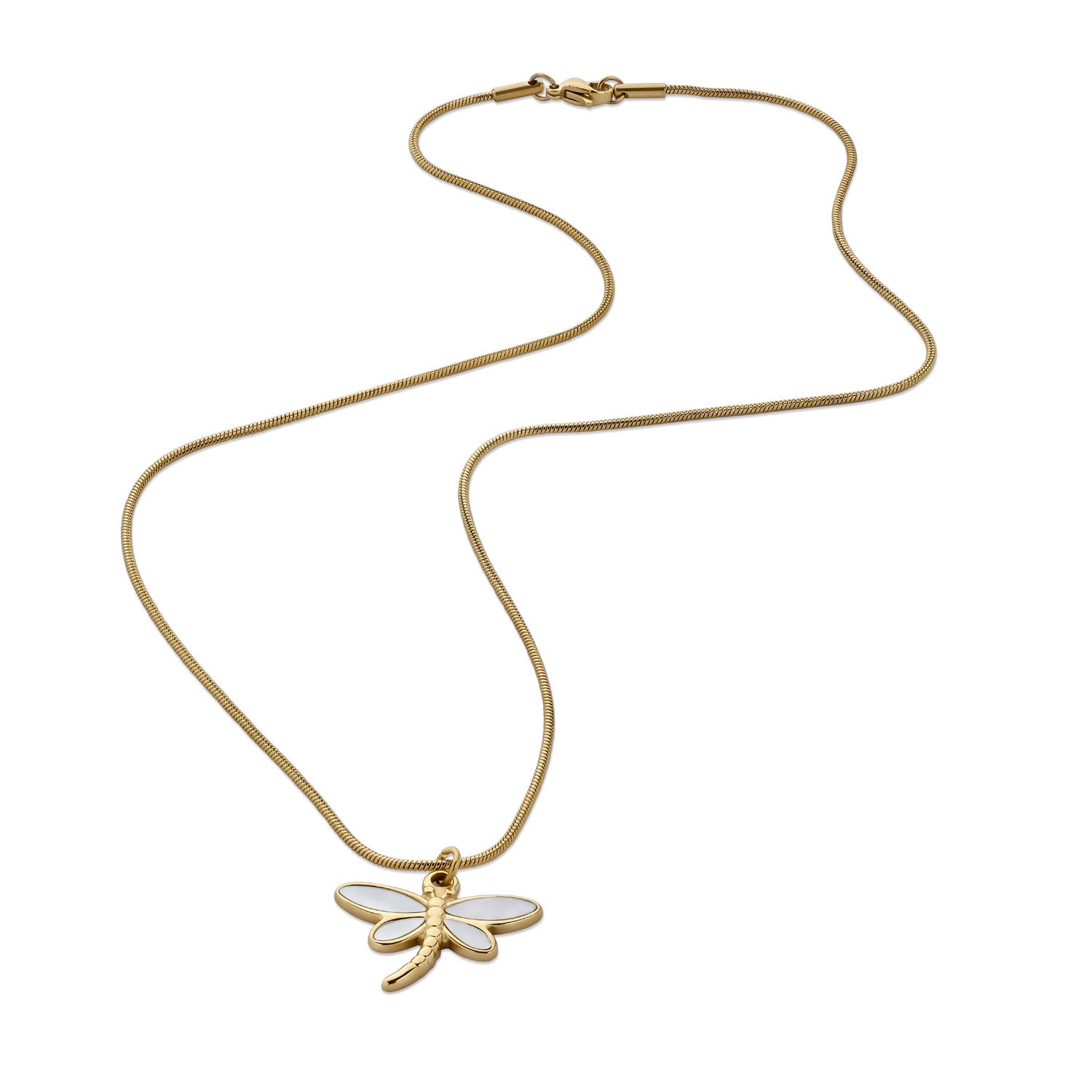 18K Gold Plated Dragonfly Necklace