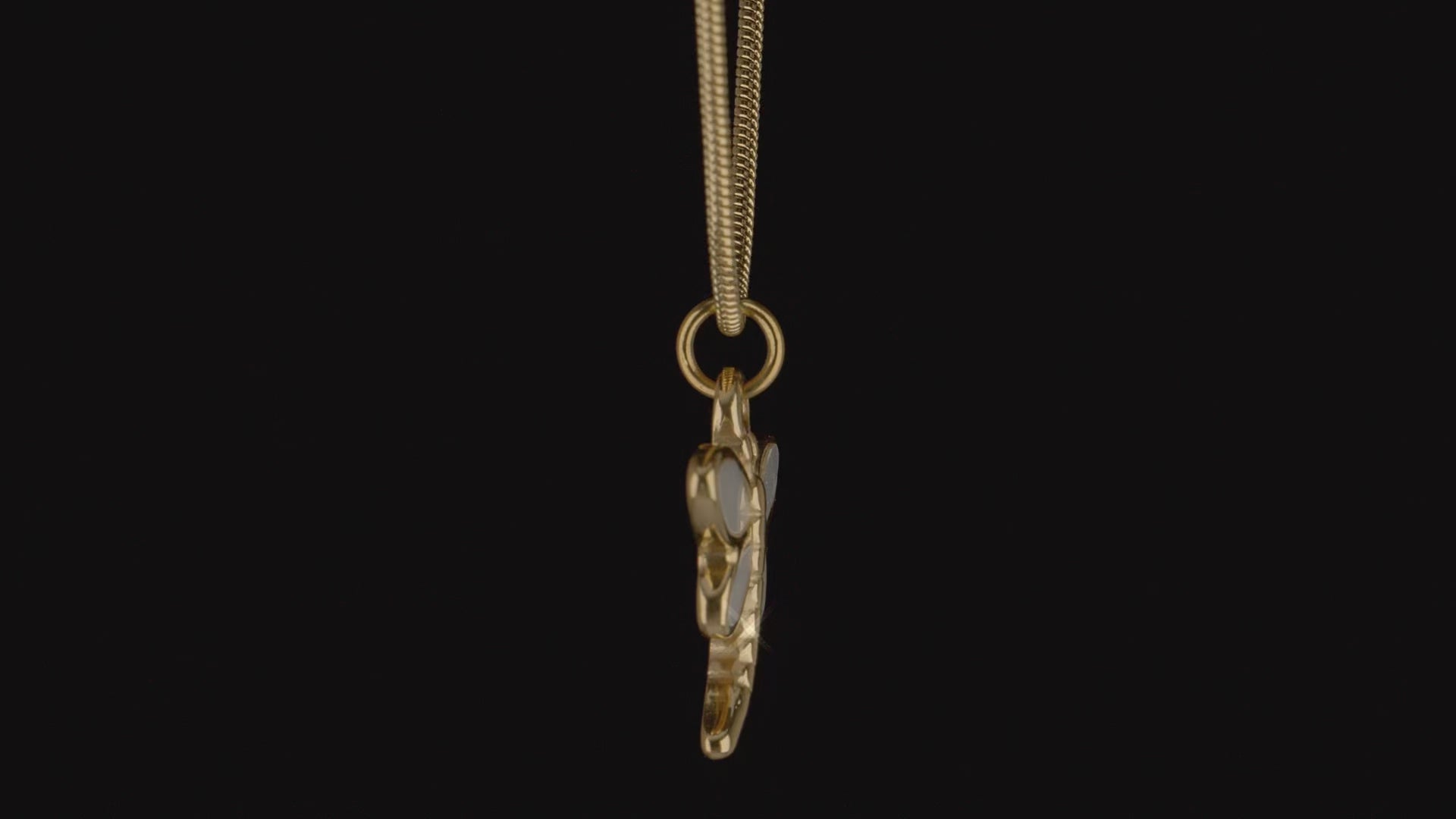 18K Gold Plated Dragonfly Necklace