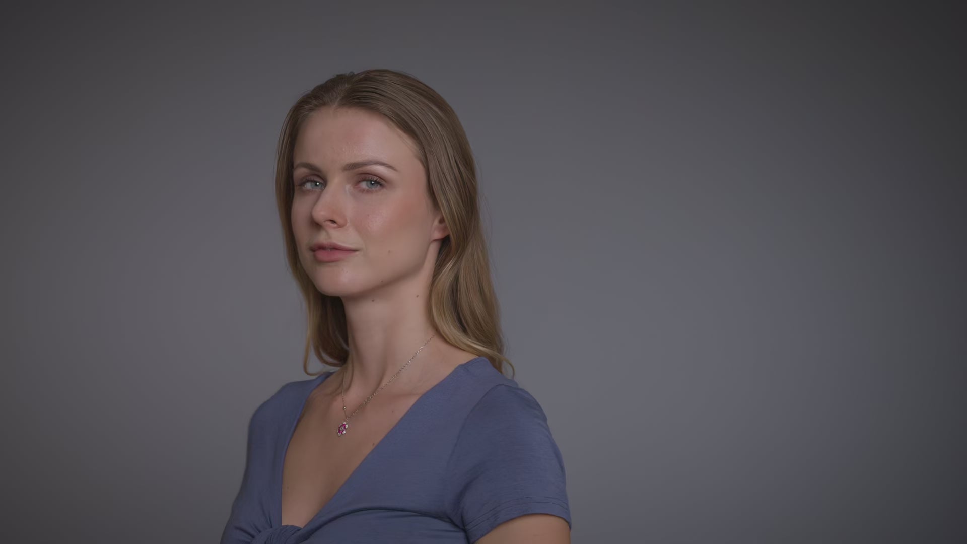 925 Sterling Silver Rhodium Plated Pink Crystal Flower Necklace